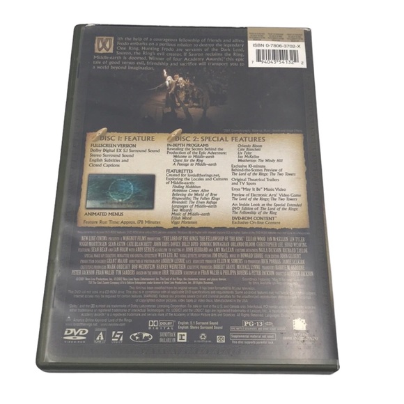 The Lord Of The Rings 📀 DVD - Picture 4 of 4